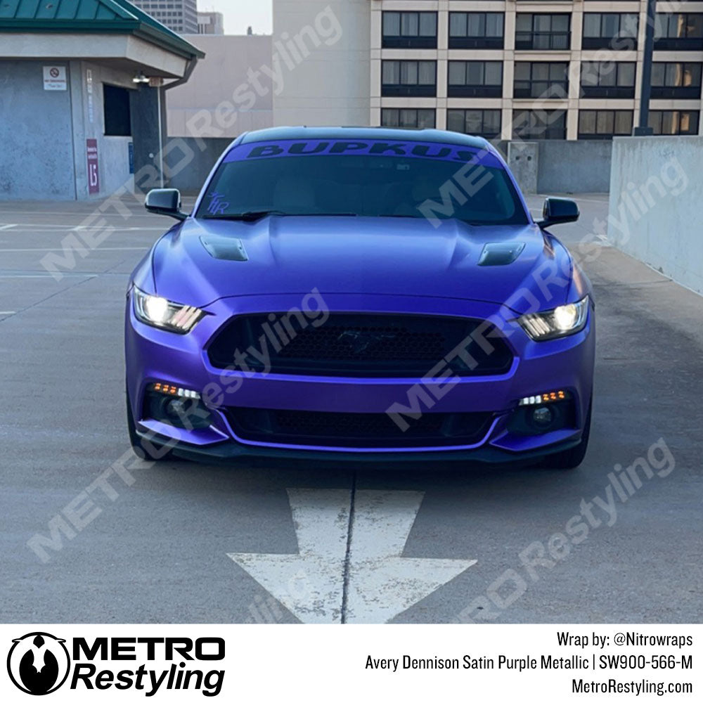 Satin Purple Metallic Avery Dennison Metro Restyling