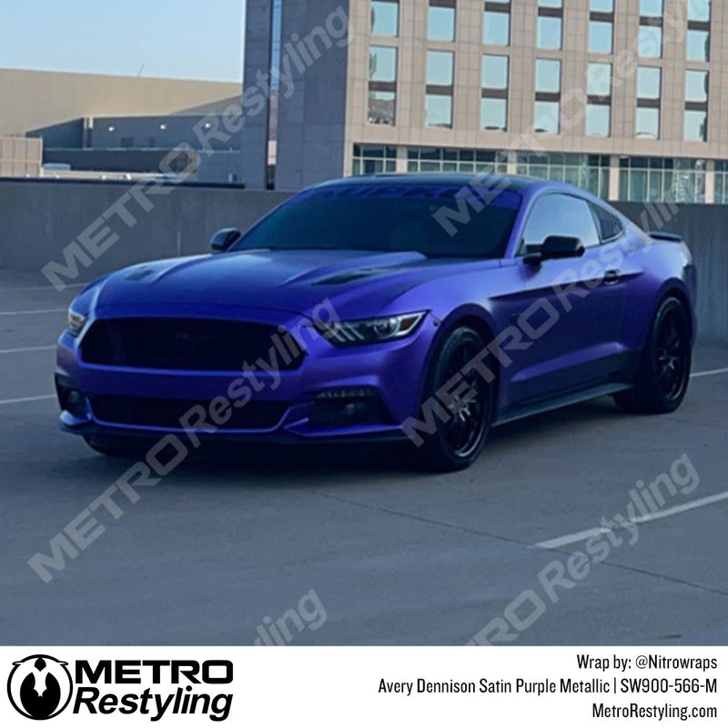 Satin Purple Metallic Avery Dennison Metro Restyling