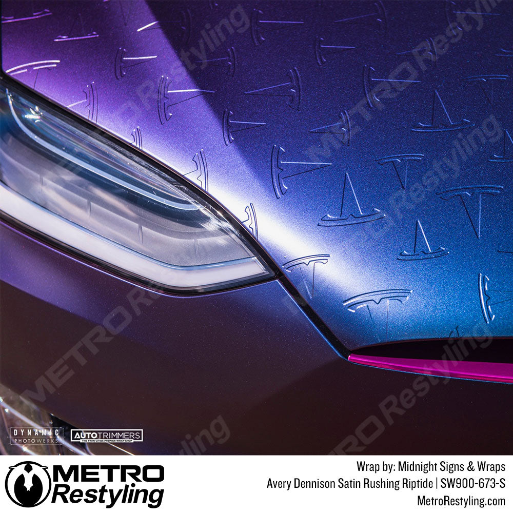 Rushing Riptide Wrap Satin Rushing Riptide - Avery Dennison | Metro Restyling