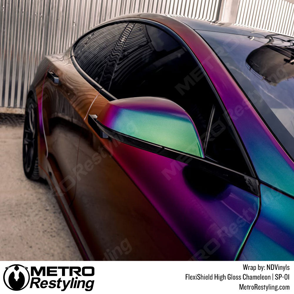 FlexiShield High Gloss Chameleon Cosmetic Paint Protection Film Wrap | SP-01