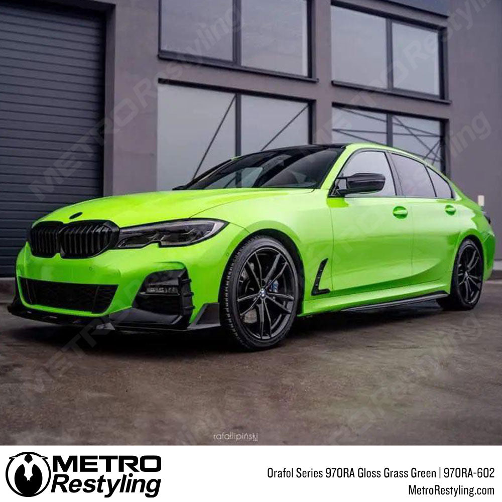 3m Quality Gloss Grass Green Vinyl Wrap Whole Car Wrap Covering
