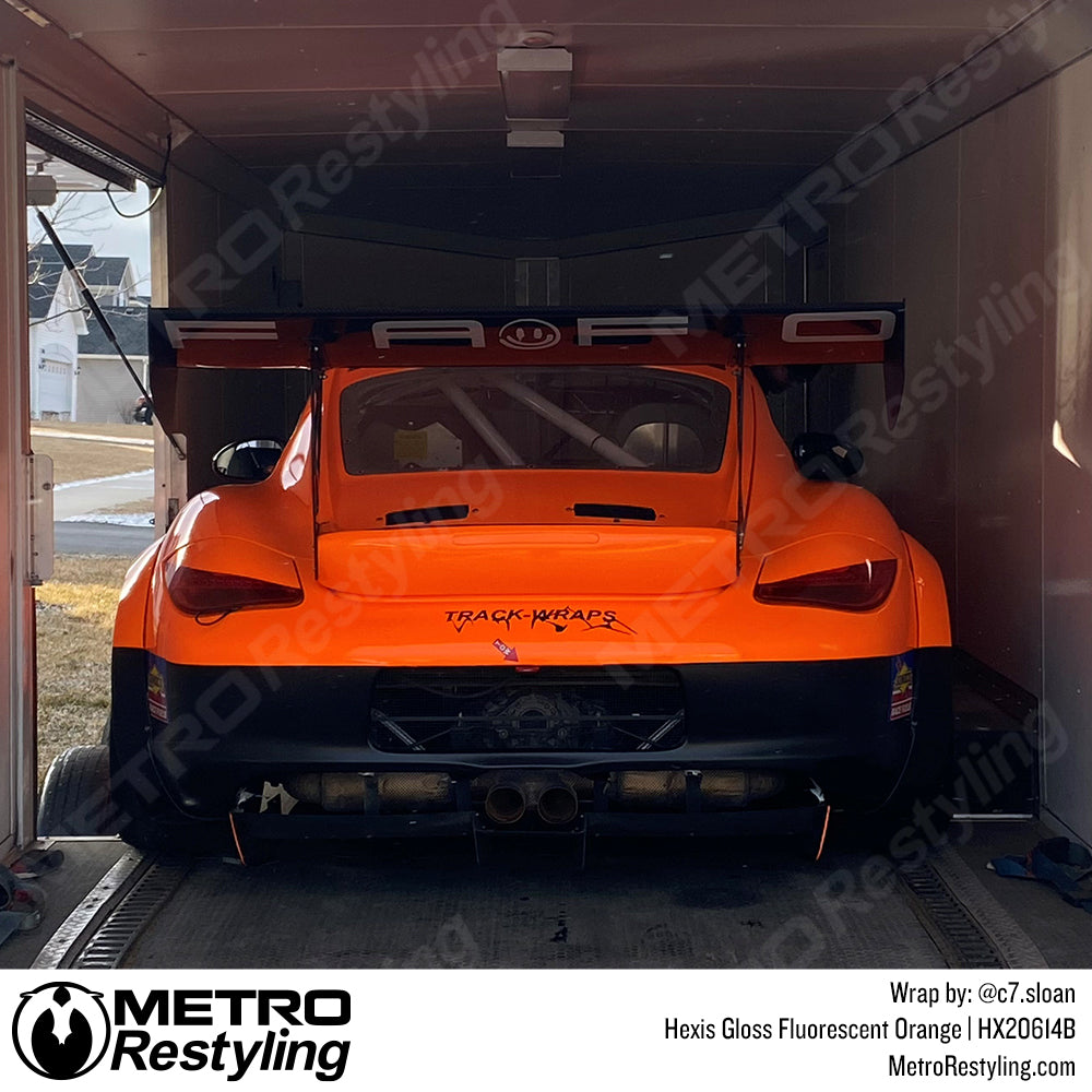 Gloss Fluorescent Orange - Hexis | Metro Restyling