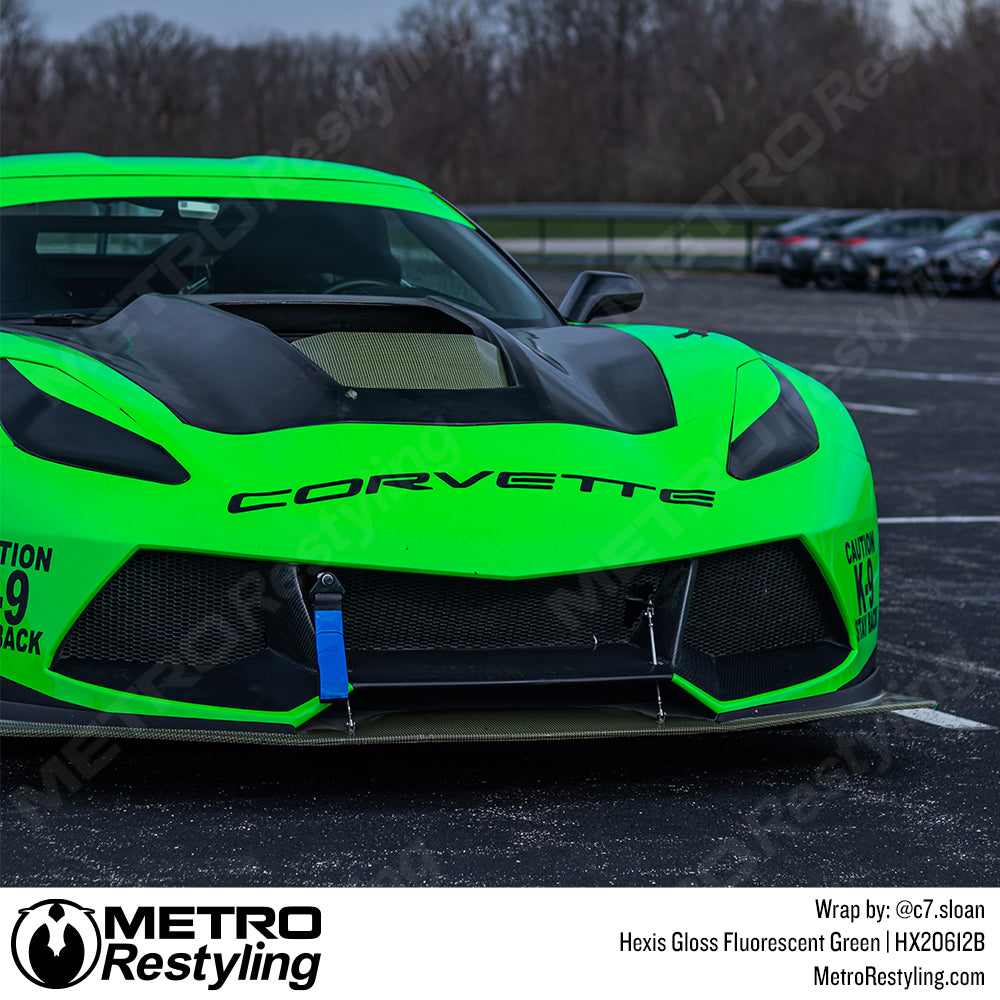 corvette c7 green wrap