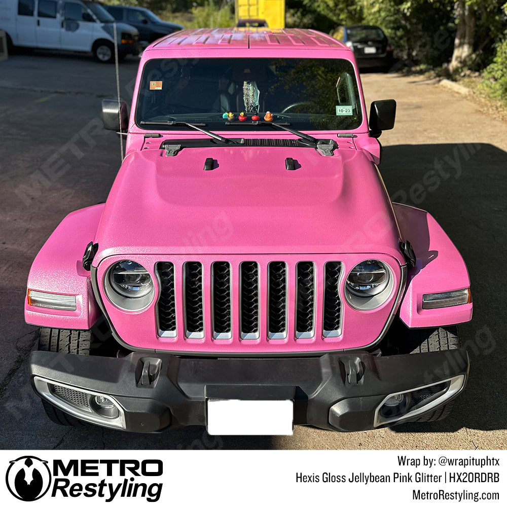 JellyBean Pink Jeep Wrap