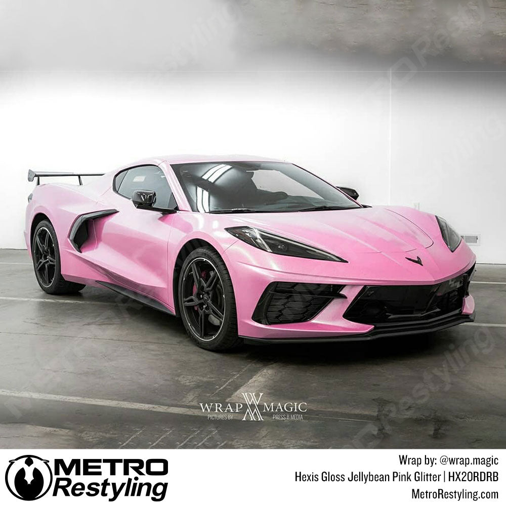 Gloss Jellybean Pink Glitter - Hexis | Metro Restyling