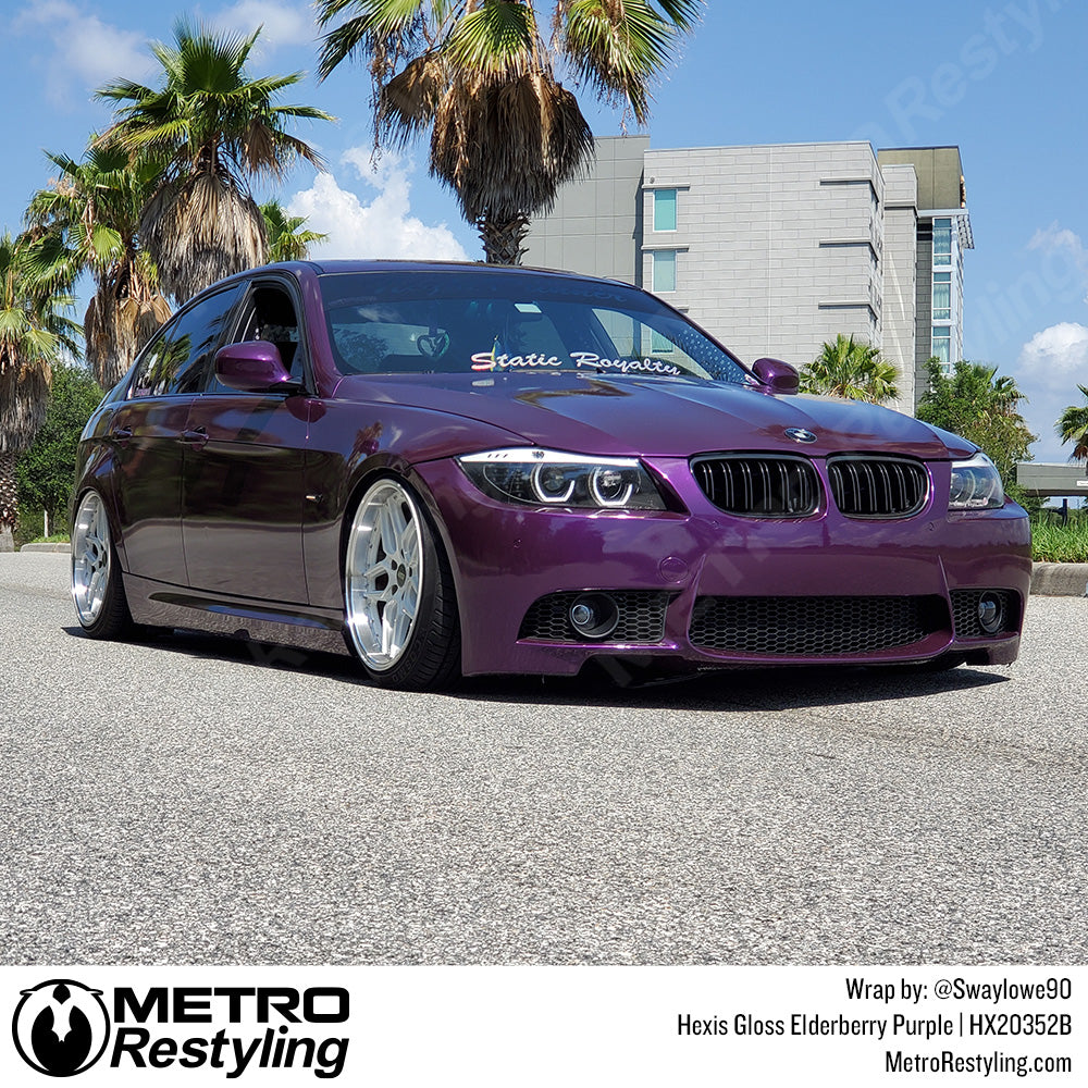 BMW Purple Wrap