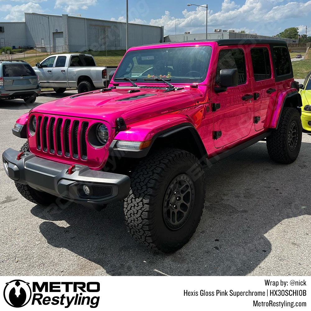 Gloss Pink Jeep Wrap