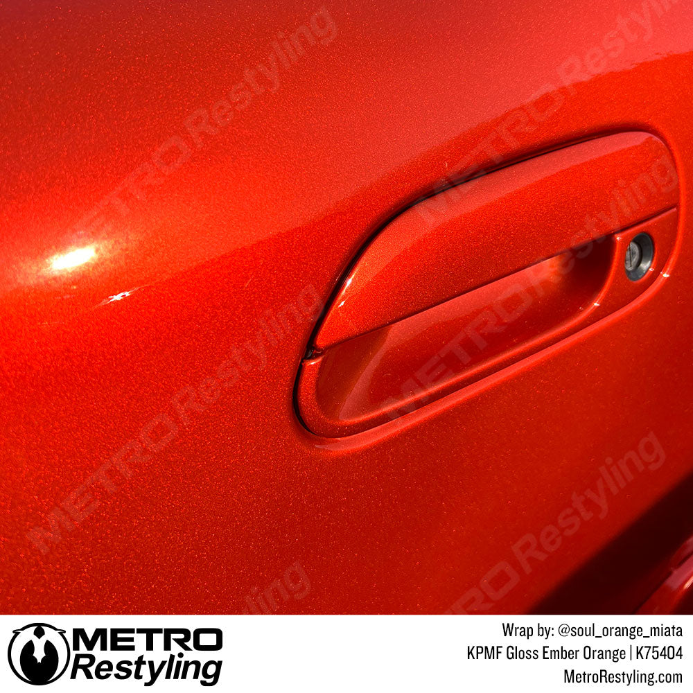Gloss Ember Orange Mazda Wrap