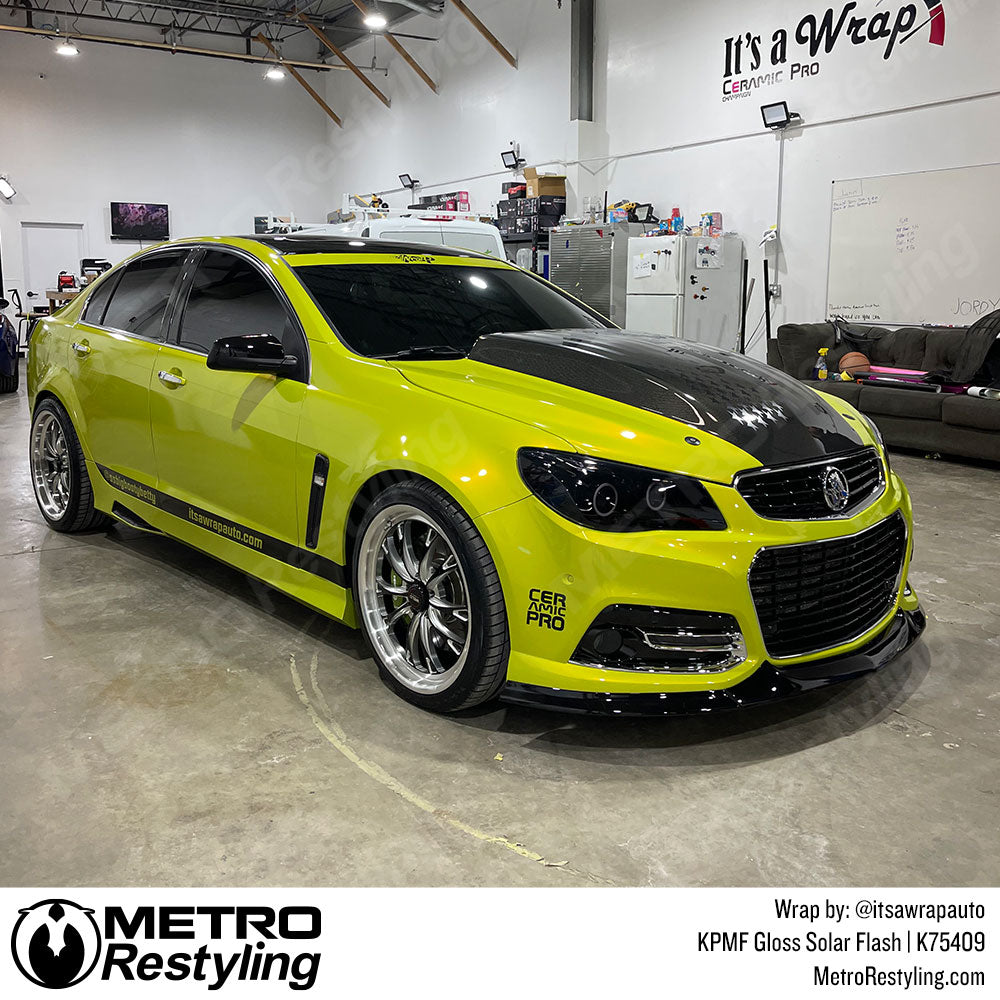 chevy ss yellow wrap