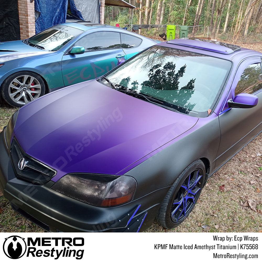 Matte Purple Acura Wrap