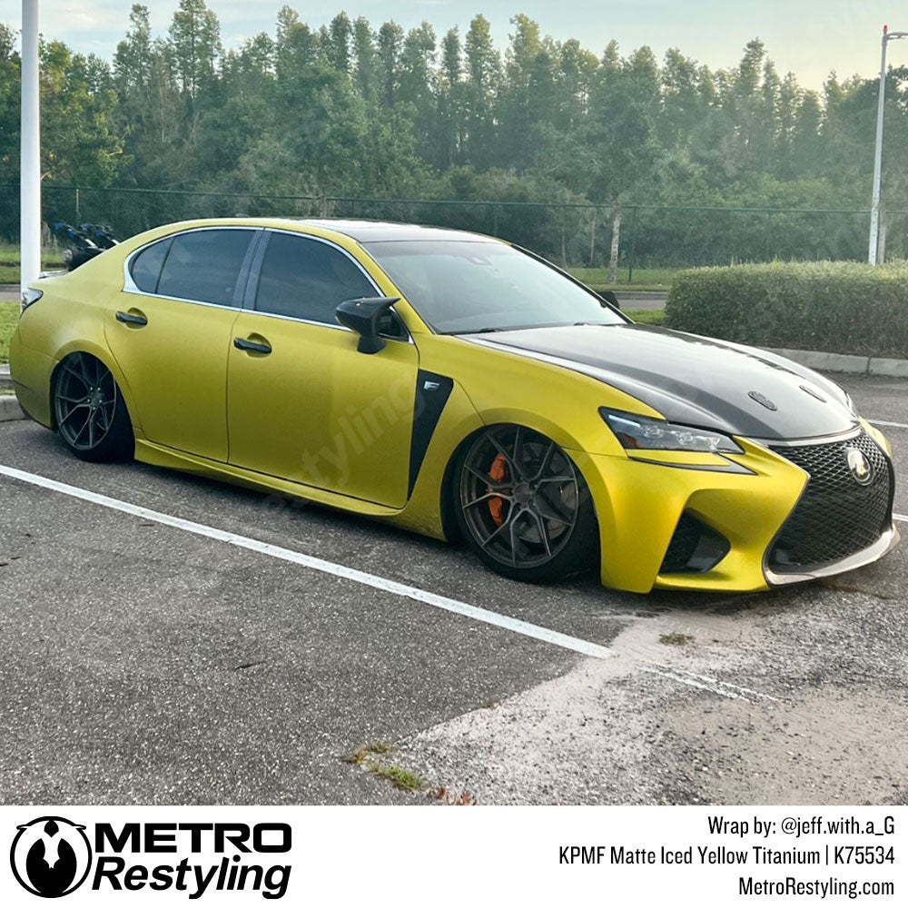 Matte Iced Yellow Titanium - KPMF | Metro Restyling
