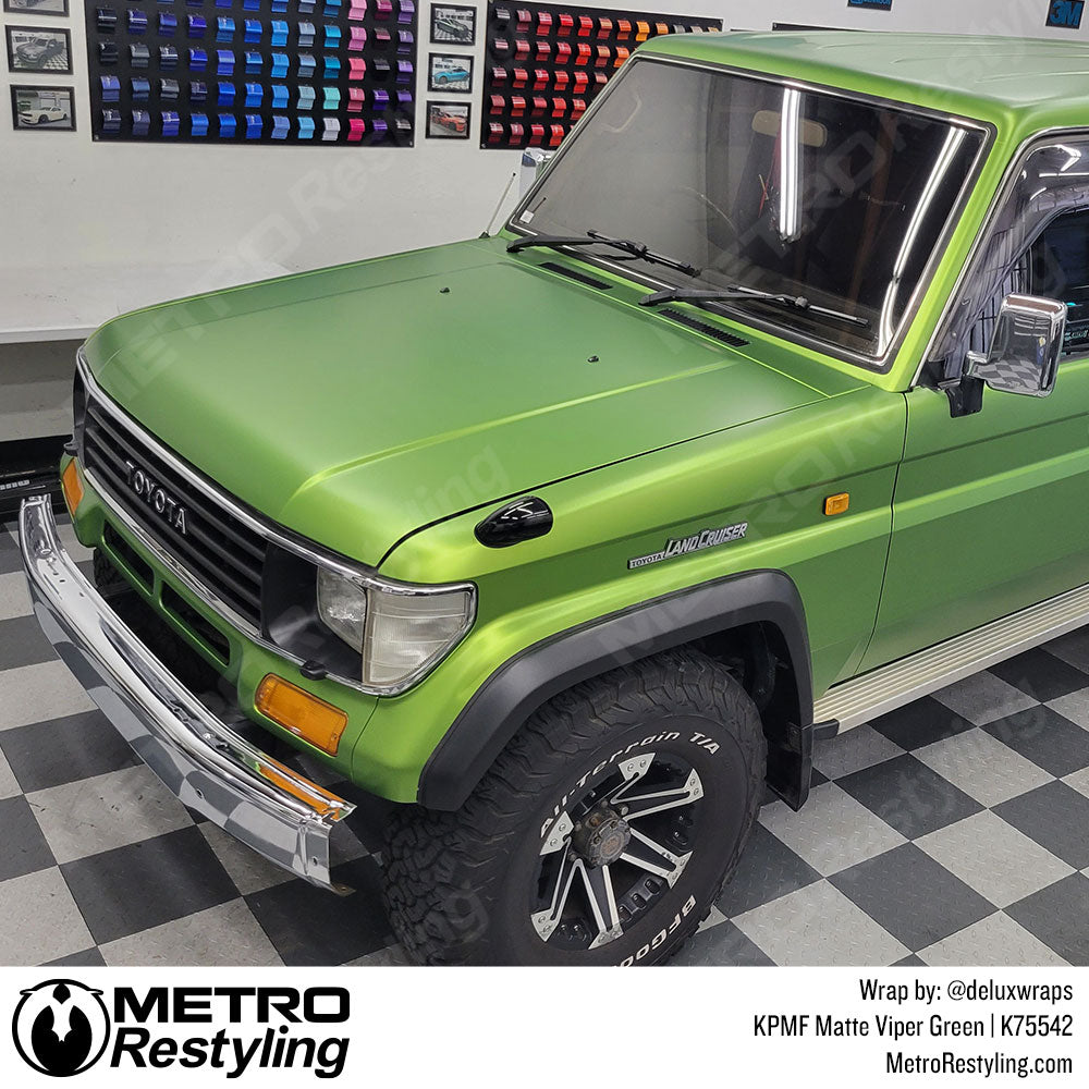 Matte Dark Green 60 Inch x 6ft Car Wrap Vinyl Roll with Air Release  3MIL-VViViD8 - KLP Customs