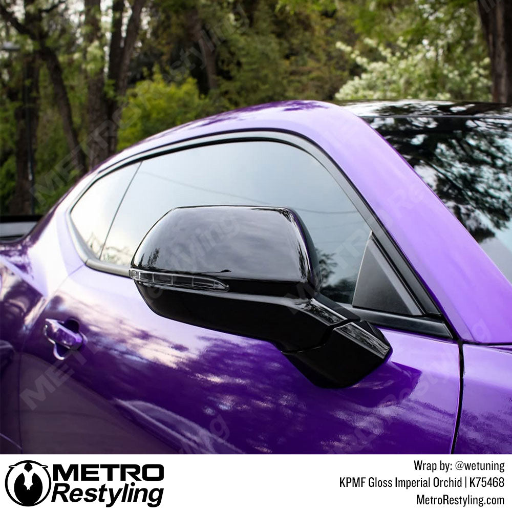 Glossy Purple Chevrolet Car Wrap