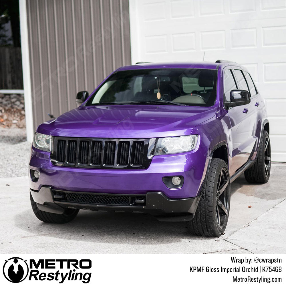 Bright Purple Jeep Wrap