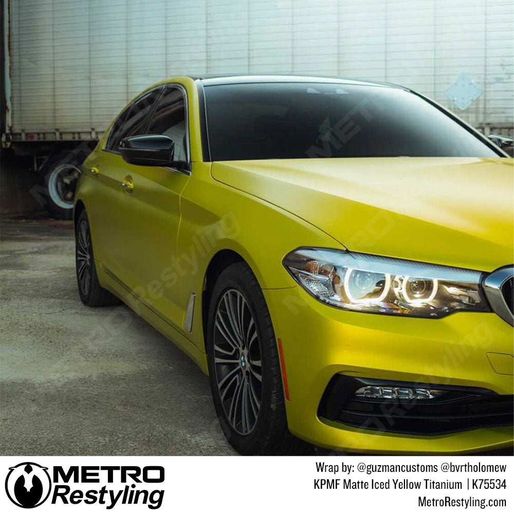 Matte Iced Yellow Titanium - KPMF | Metro Restyling