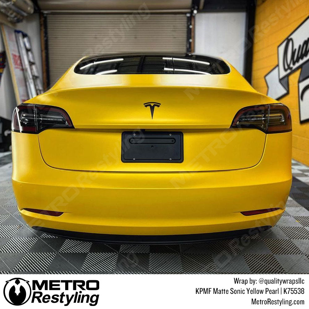 Tesla Yellow Vinyl
