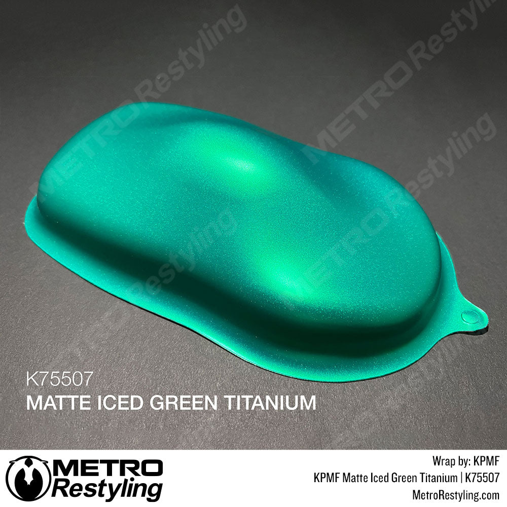 kpmf matte iced green vinyl wrap