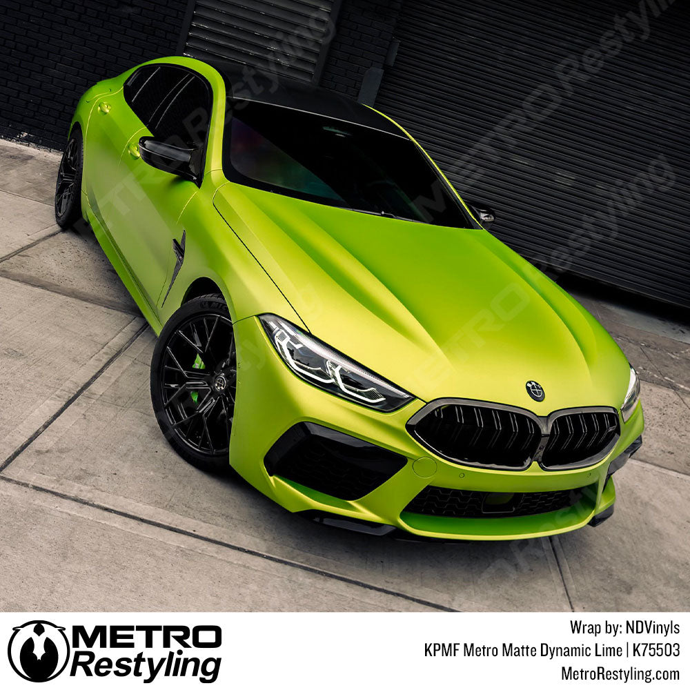 Dynamic Lime BMW Vinyl
