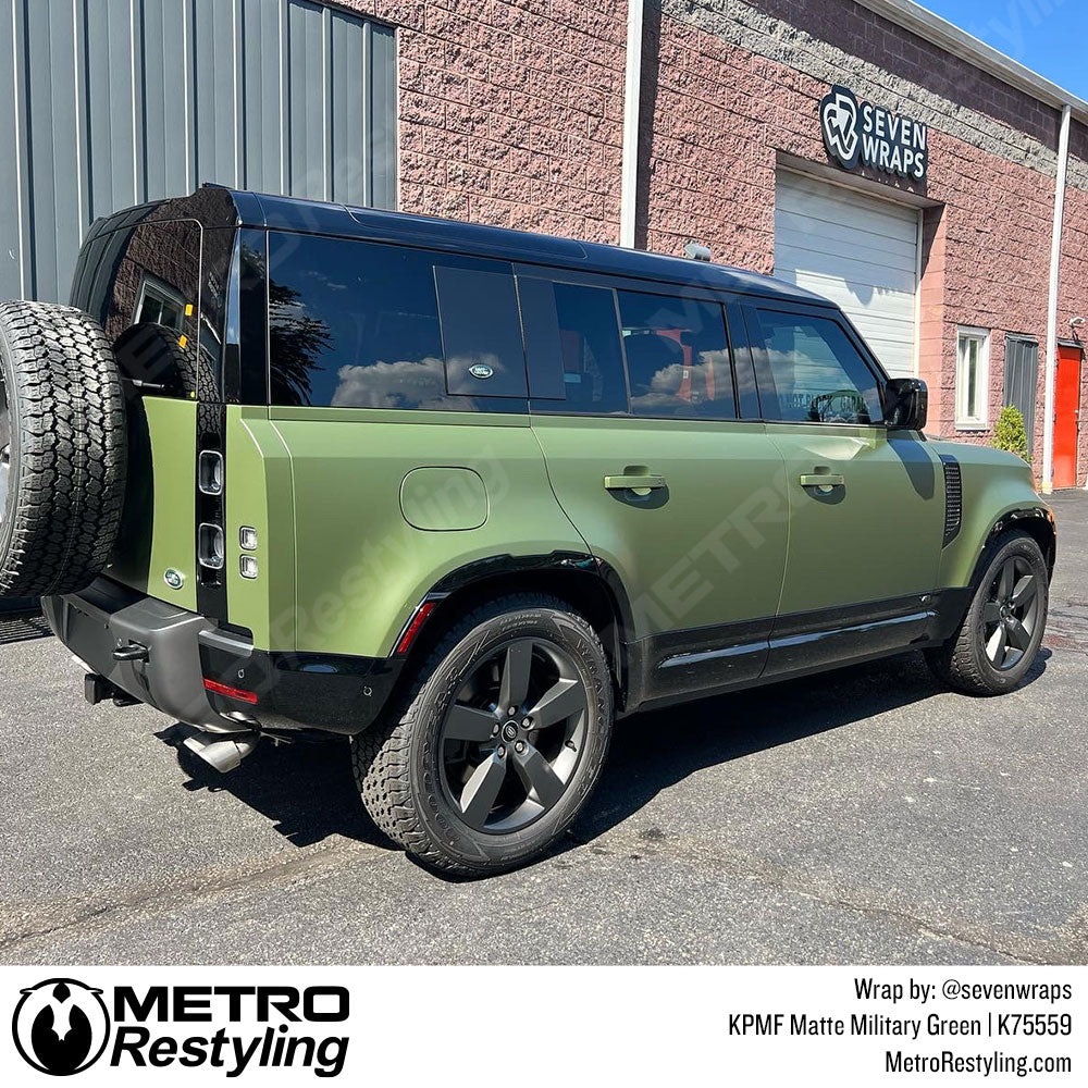 Matte Military Green Vinyl Wrapped