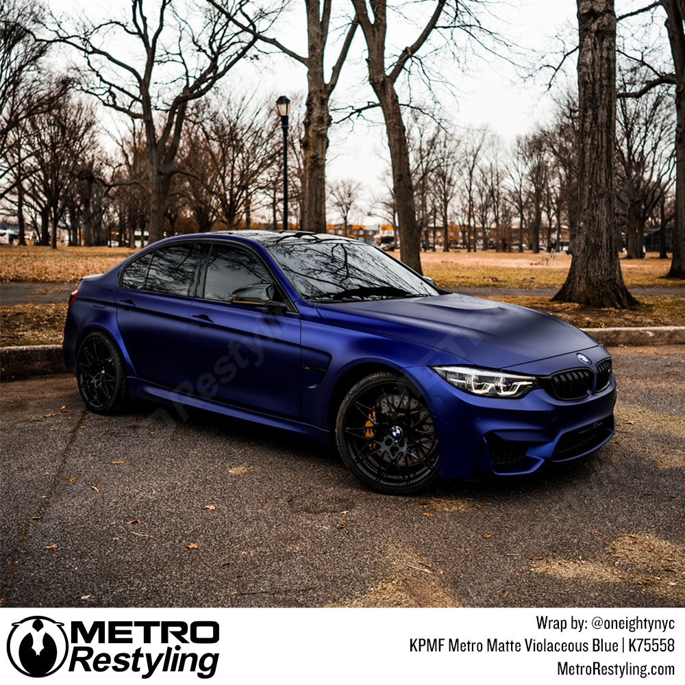 Metro Matte BMW Blue Vinyl Wrap