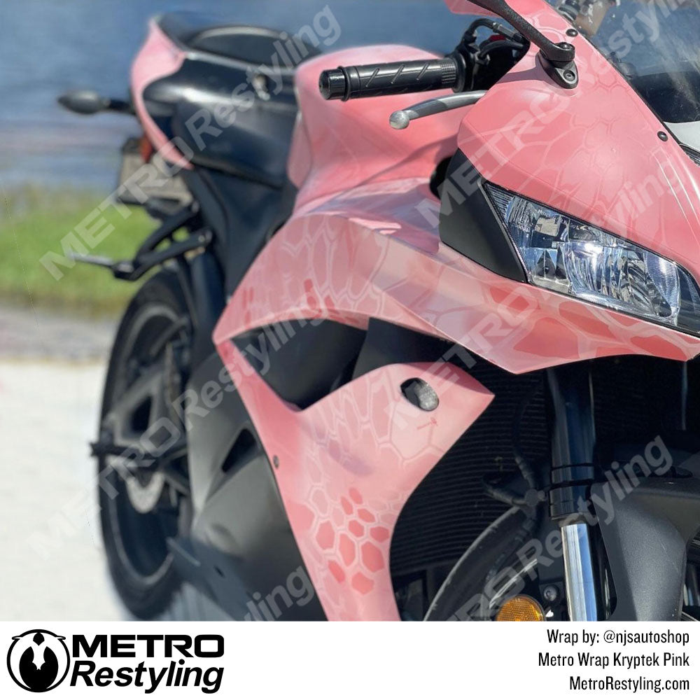 Pink Motorcycle Wraps
