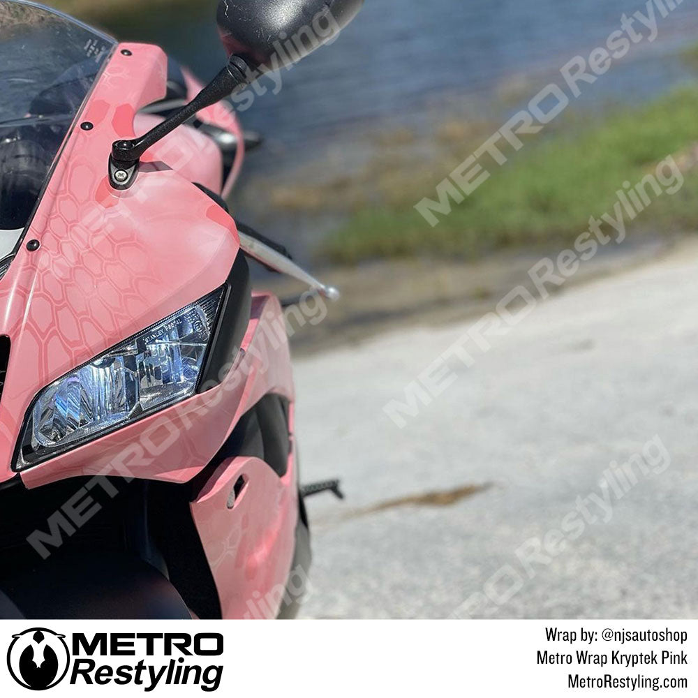 Kryptek Pink Motorcycle Wrap