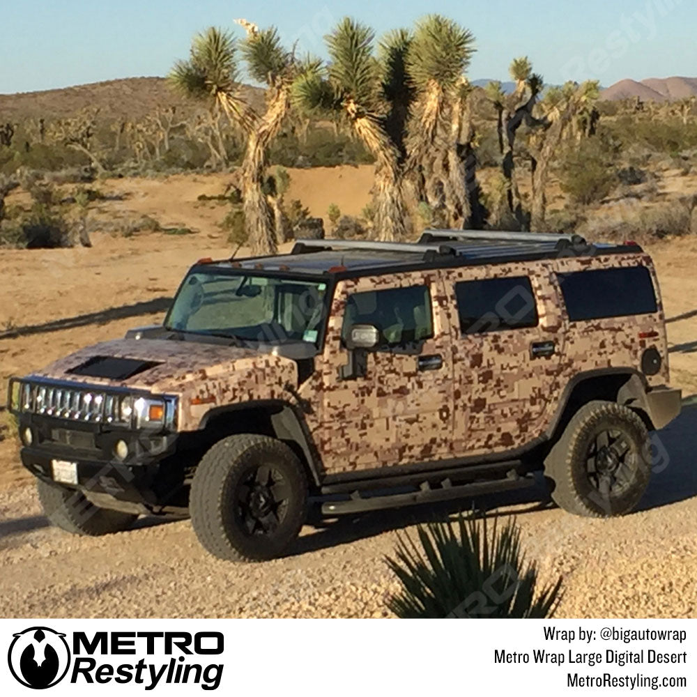 Digital Desert Camouflage - Metro Wrap 
