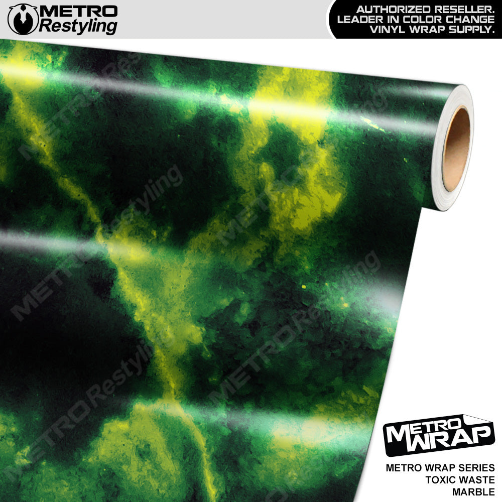 Metro Wrap Toxic Waste Marble Vinyl Film