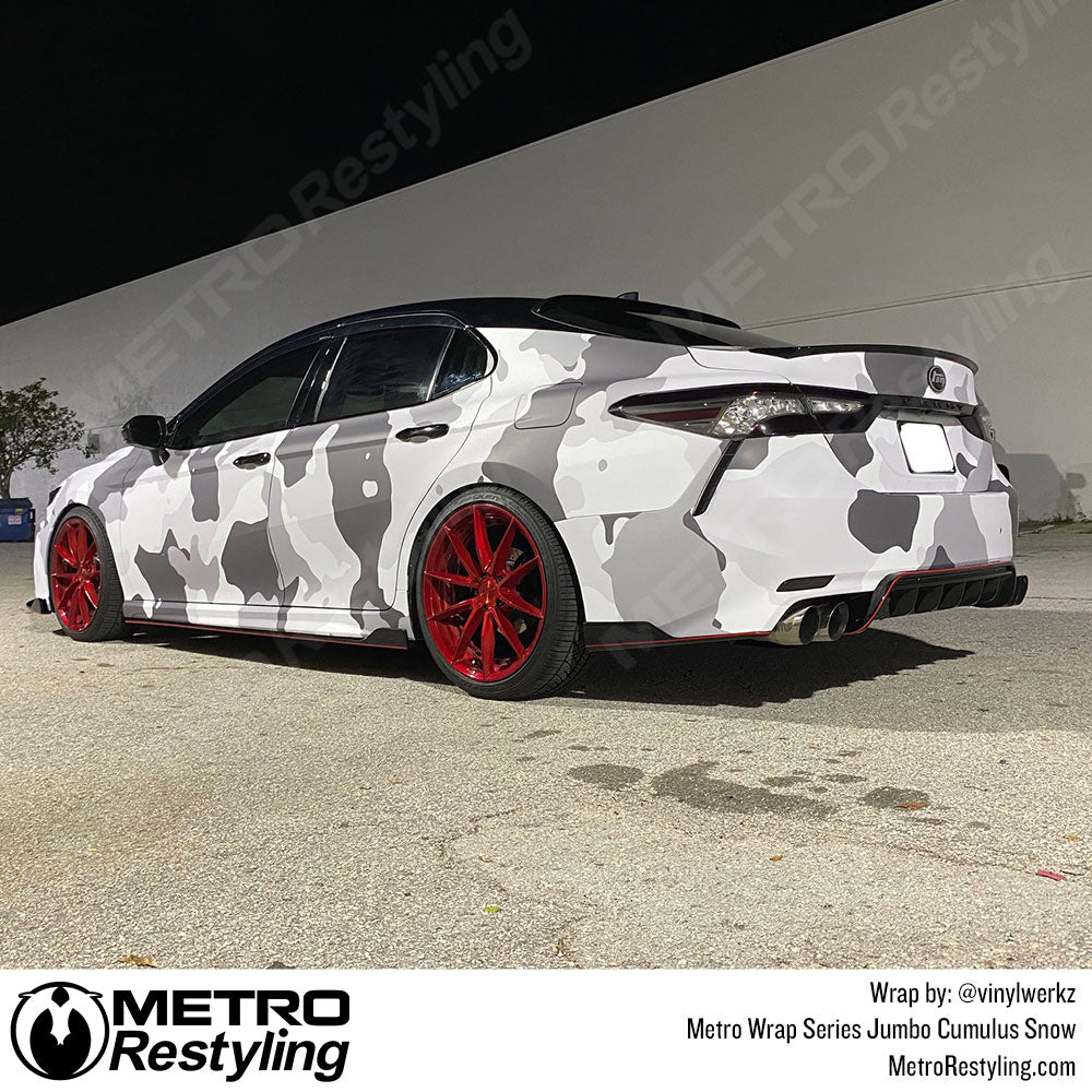 Como Wrap R160 Snow Camo Vinyl Wrap