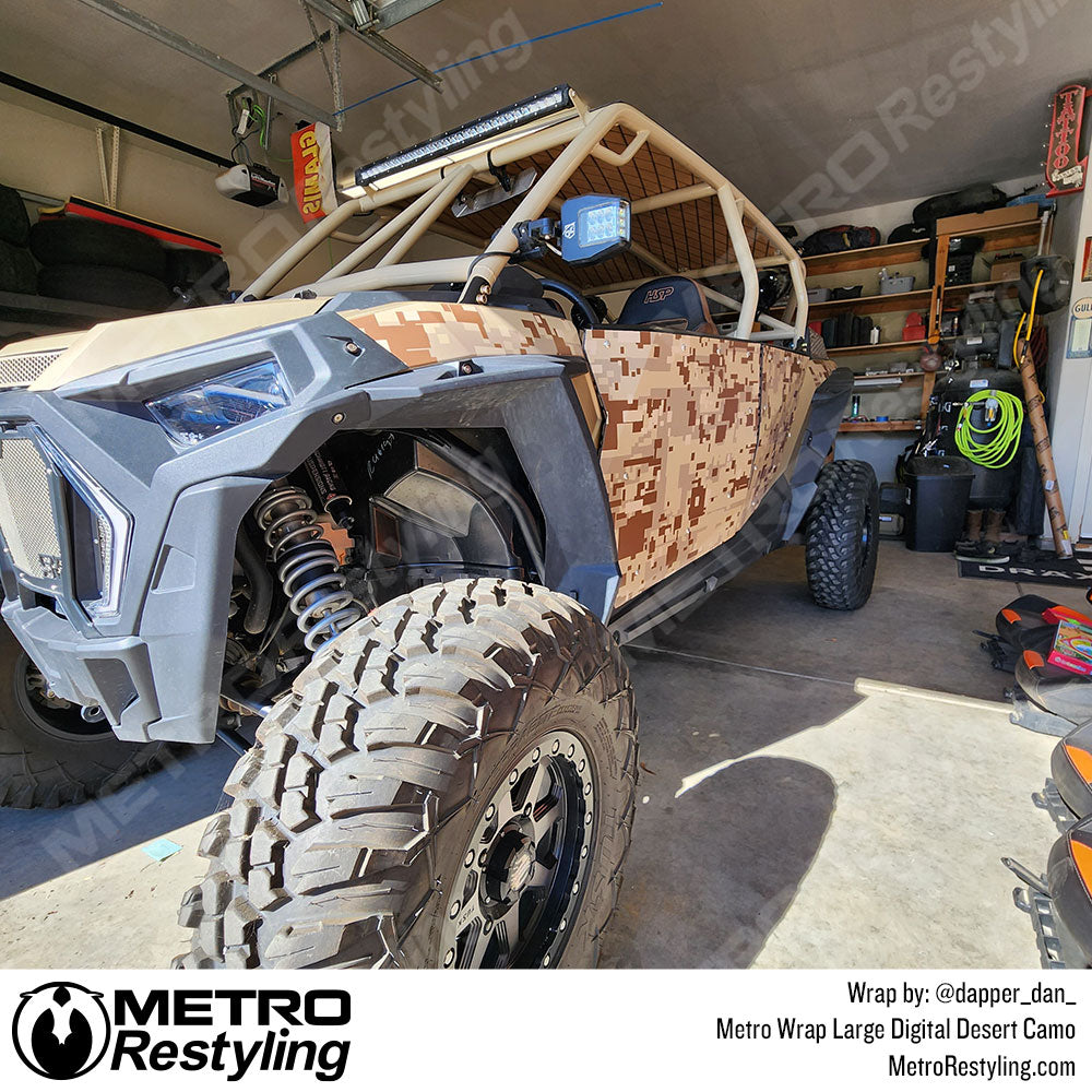Digital Desert Camo ATV Wrap