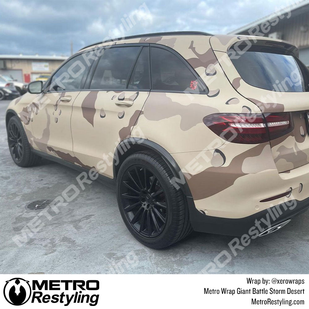 battle desert storm car wrap