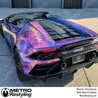 Metro Wrap Fire Galaxy Vinyl Film