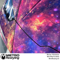 Metro Wrap Fire Galaxy Vinyl Film