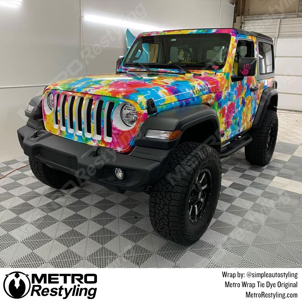 Jeep Tie Dye Wrap