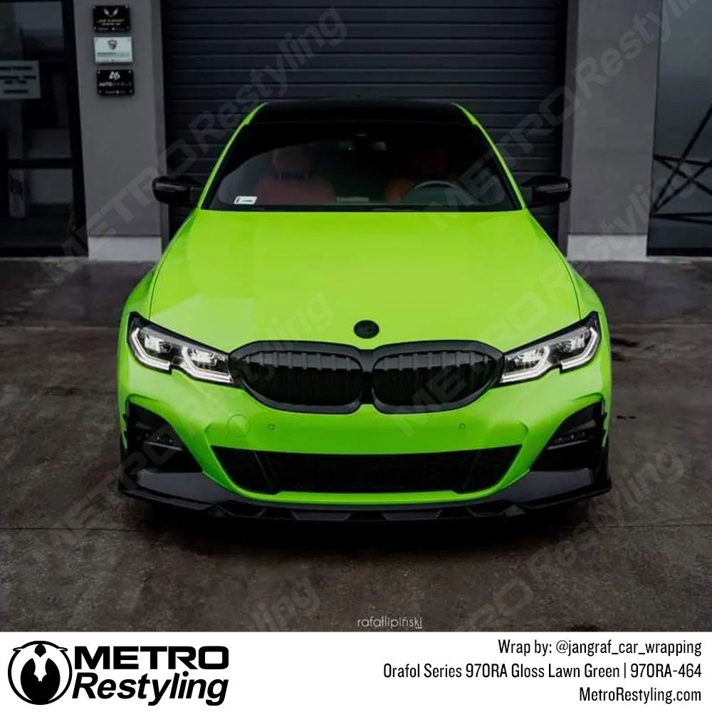Orafol Gloss Lawn Green Vinyl Wrap | Metro Restyling
