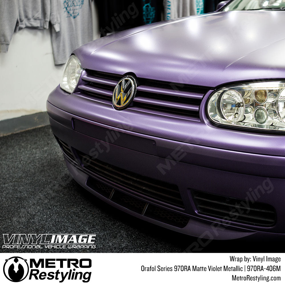 Volkswagen Violet Car Wrap