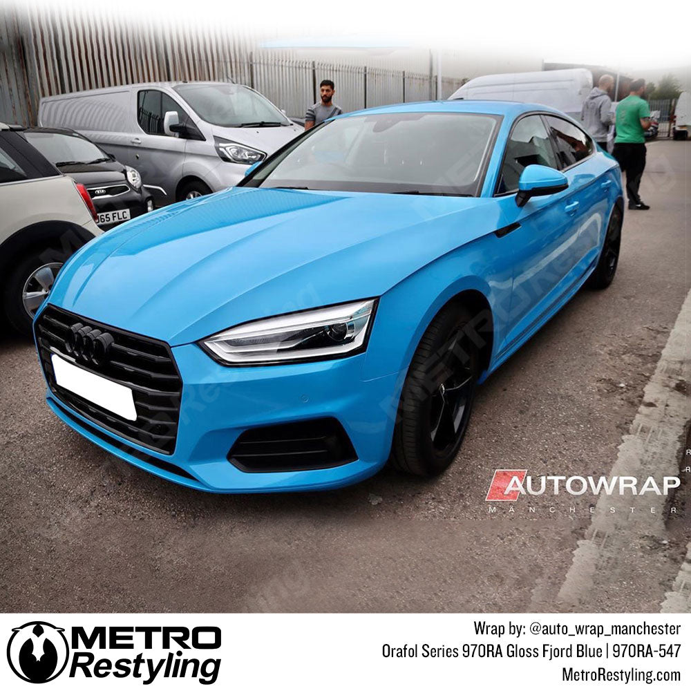 Orafol Gloss Fjord Blue Vinyl Wrap | Metro Restyling