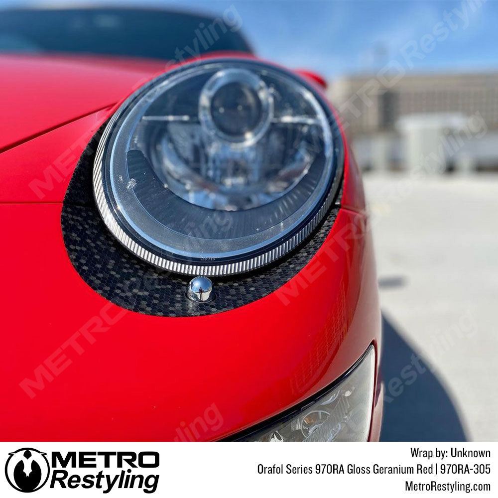 Orafol Gloss Geranium Red Vinyl Wrap | Metro Restyling