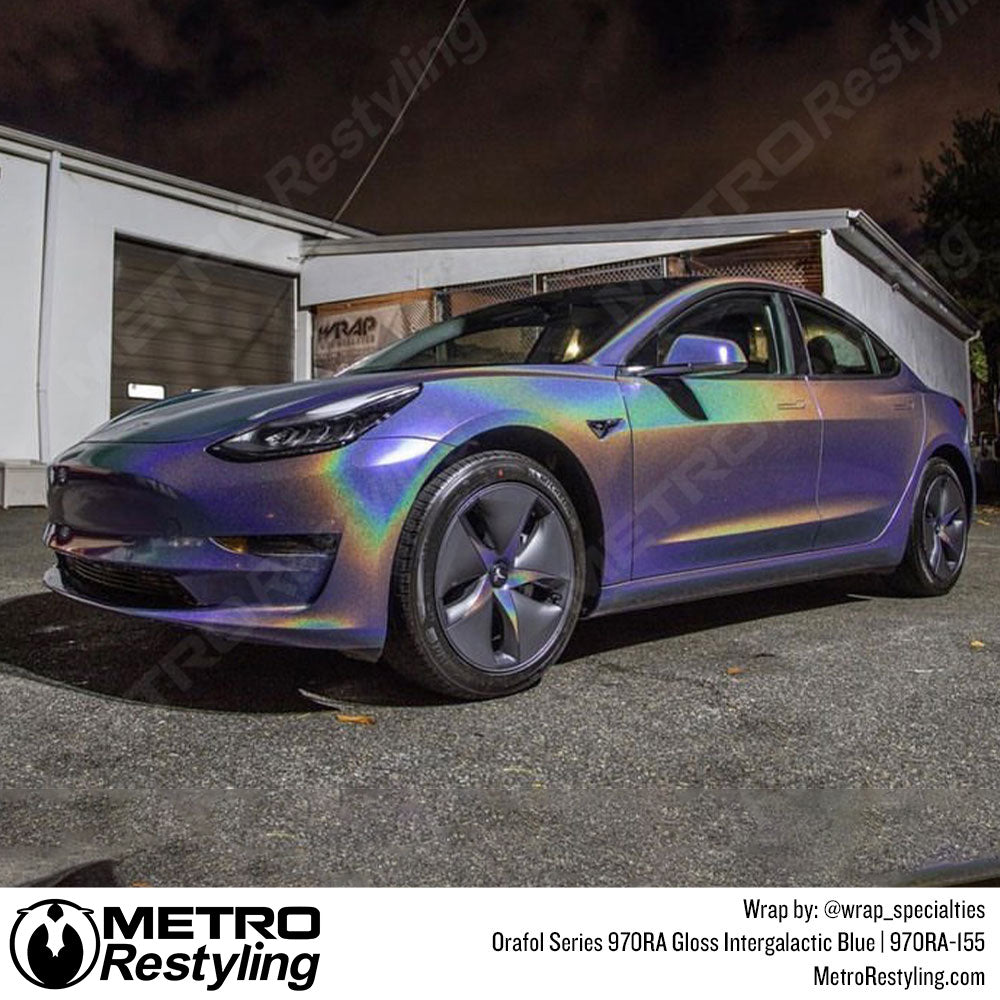 Tesla Gloss Car Wrap
