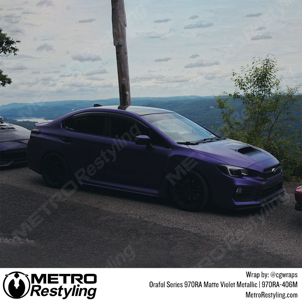 Subaru Violet Metallic Wrap