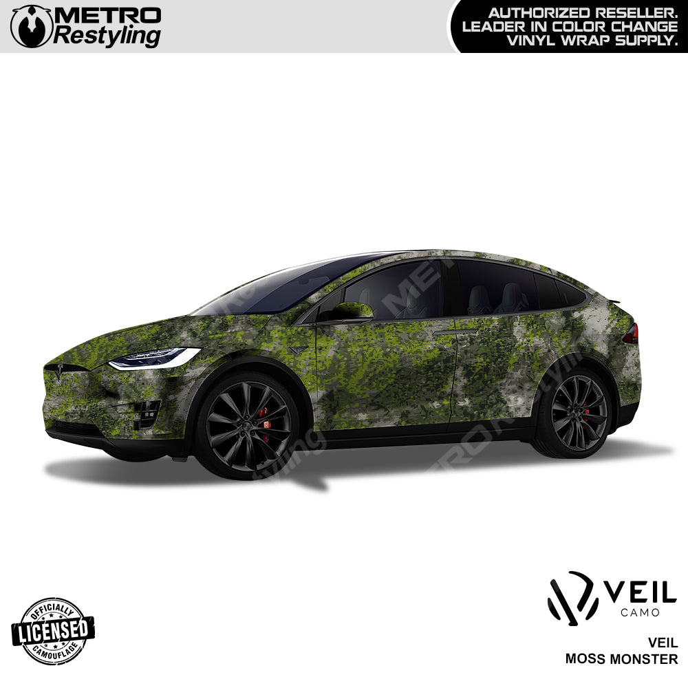 Veil Moss Monster Camo Car Wrap
