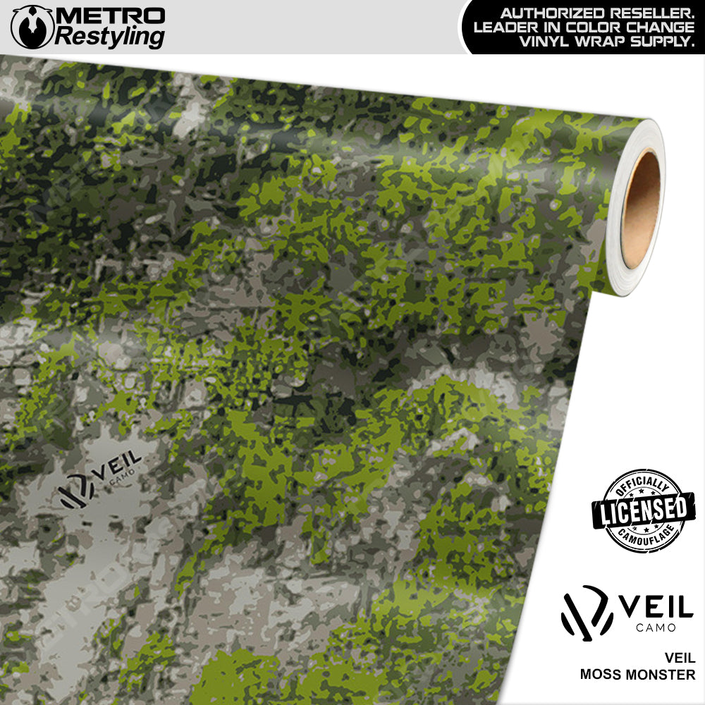 Veil Moss Monster Camo Vinyl Wrap Film