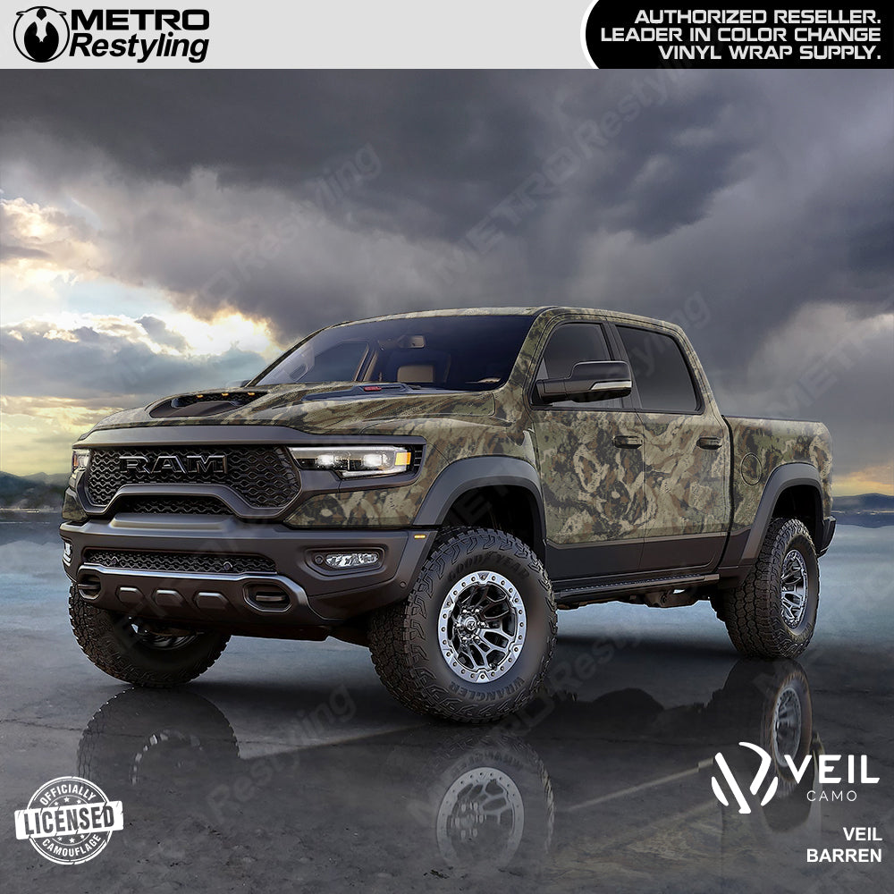 Veil Rumba Barren Camo Vinyl Car Wrap Metro Restyling