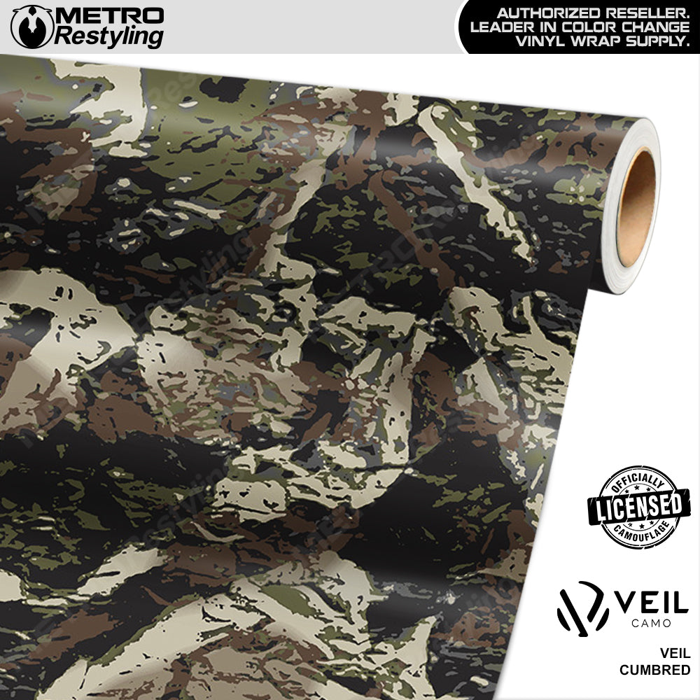 Veil Rumba Cumbred Camouflage Vinyl Wrap Film