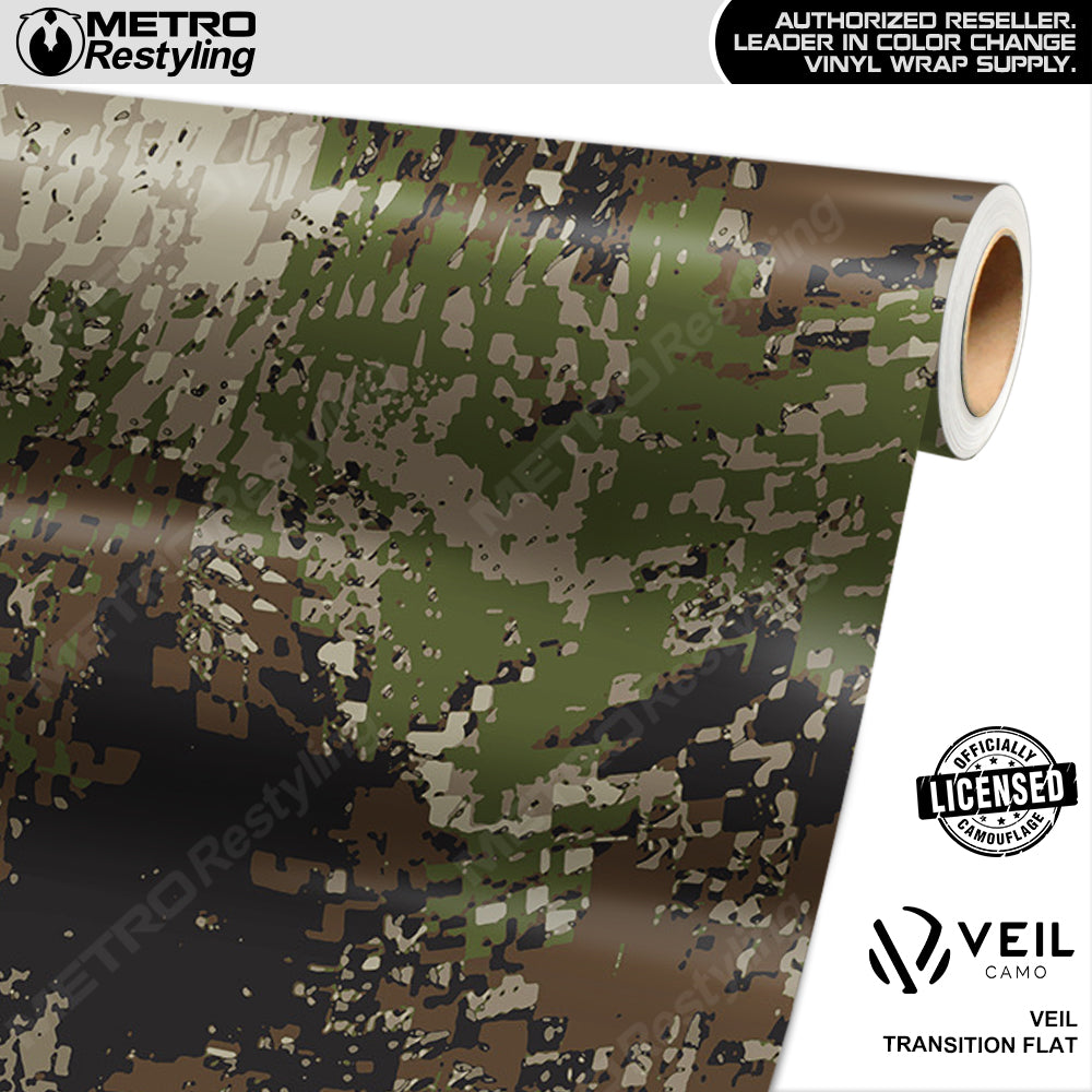 Veil Stryk Transition Flat Camouflage Vinyl Wrap Film