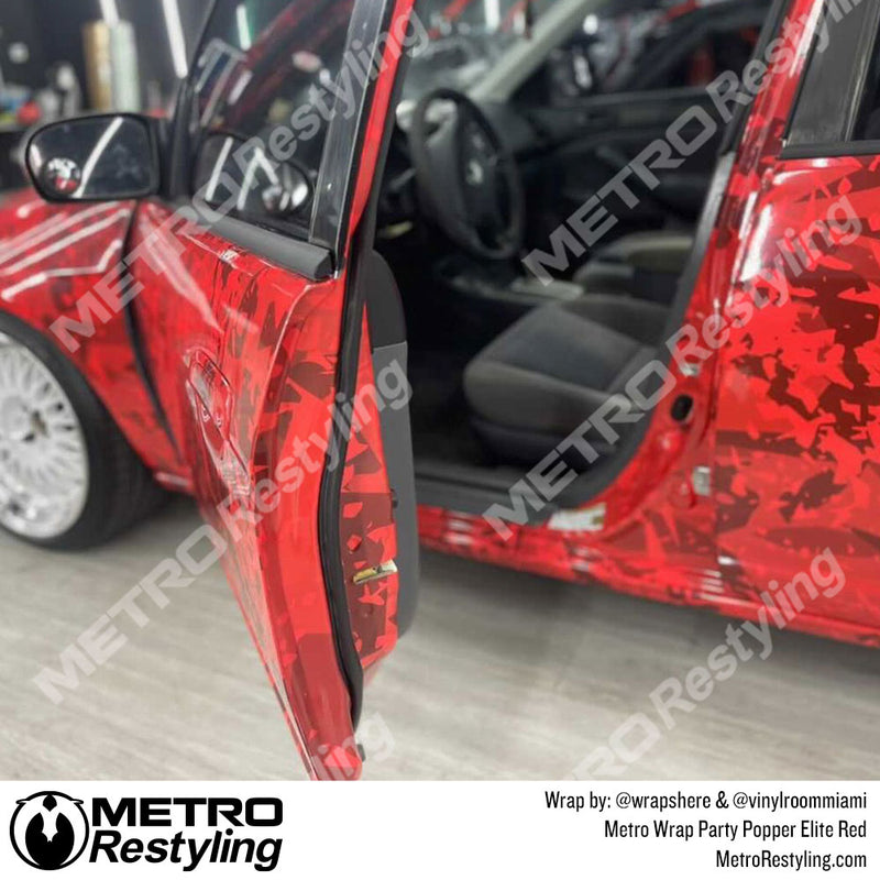 Party Popper Elite Red - Metro Wrap | Metro Restyling