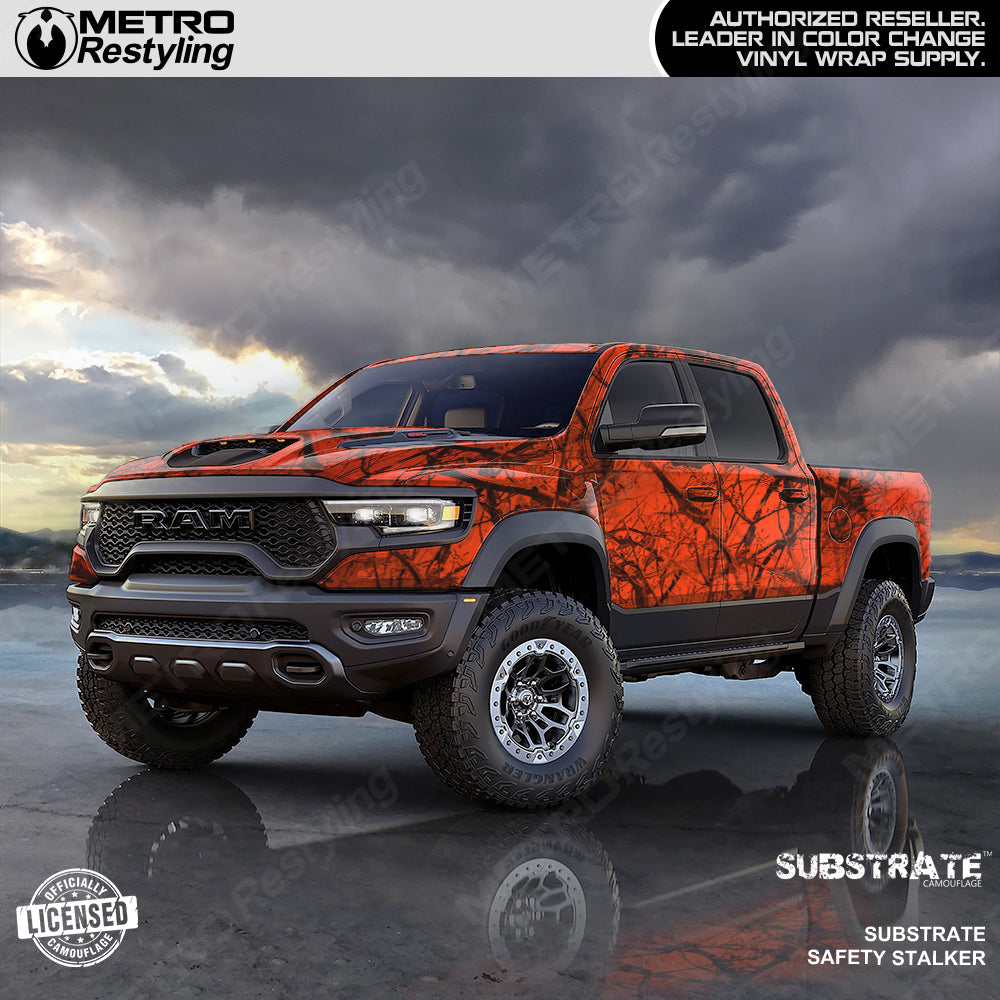 Substrate Orange Truck Wrap