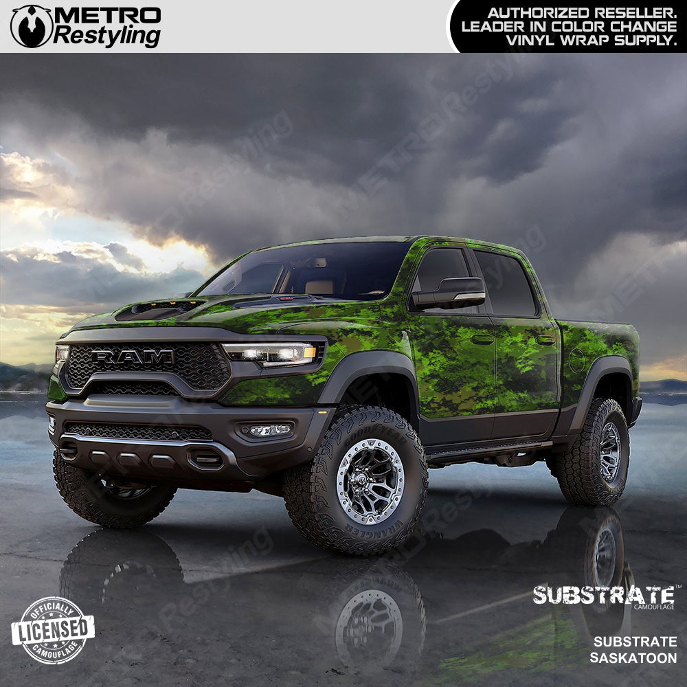 Substrate Green Truck Wrap