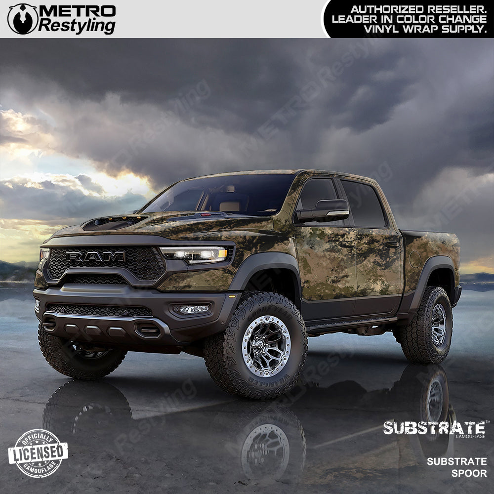 Substrate Camo Truck Ram Wrap
