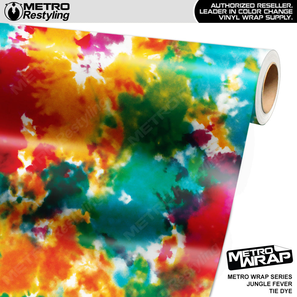Metro Wrap Tie Dye Jungle Fever Vinyl Film